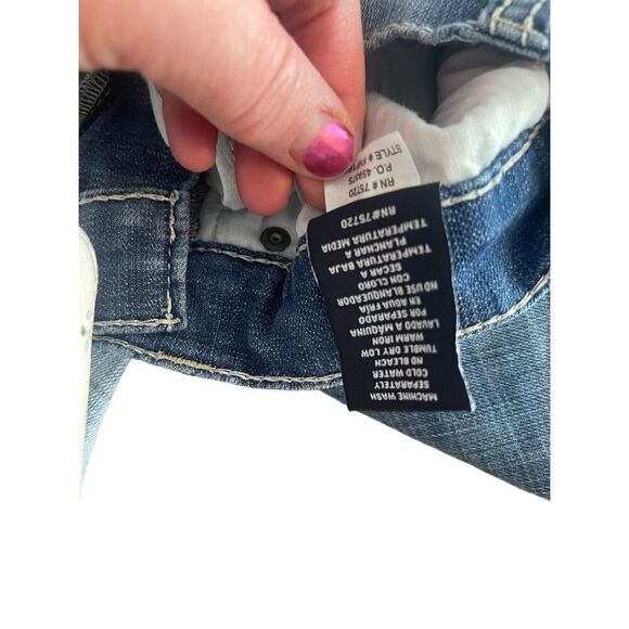 BKE Est 1967 Mens Blue Cotton Blend Stretch Jake Straight Leg Jeans Size 30x36 - Picture 7 of 9